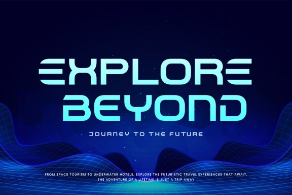 Futury - Modern Futuristic Display Font