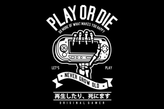 Play Or Die Poster Template