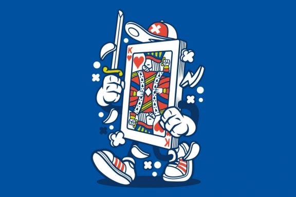 Playing Card Cartoon Character 2