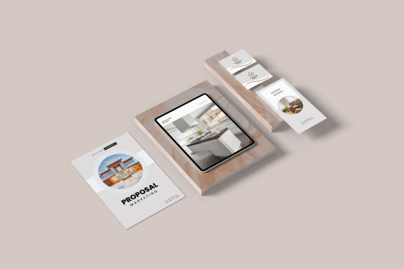 Minimalist Stationery Mockup