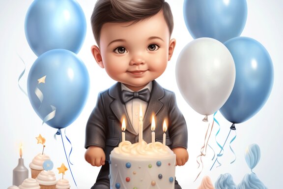Birthday Baby Boy Tumbler Wrap  Tumbler Wrap Sublimation