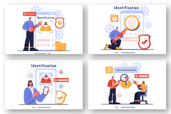 9 Identification Card Illustration