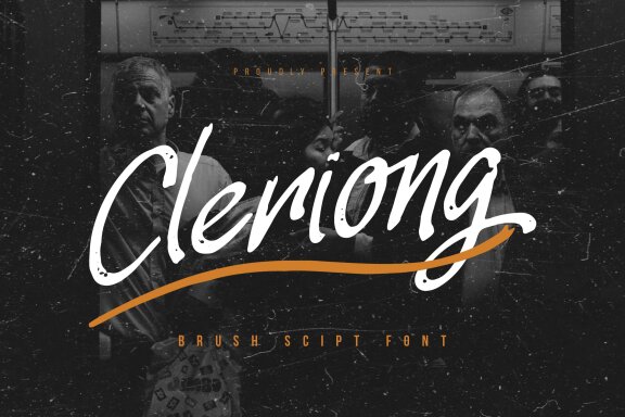 Cleriong | Brush Script Font