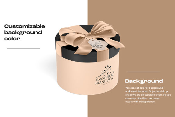 Gift Box Mockup Set