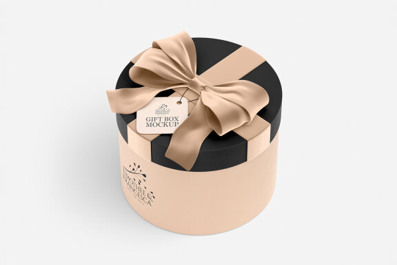 Gift Box Mockup Set