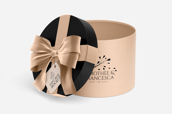 Gift Box Mockup Set