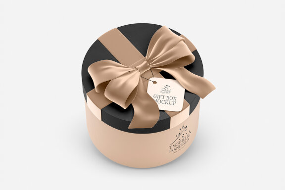 Gift Box Mockup Set