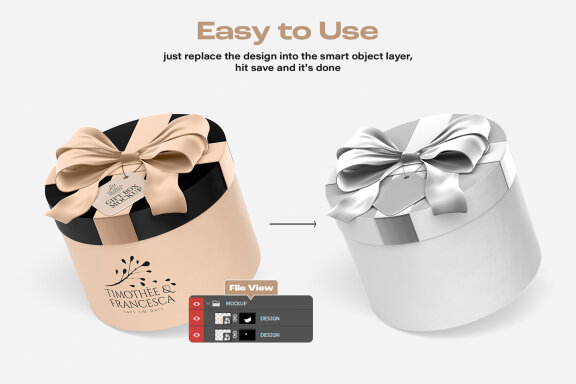 Gift Box Mockup Set