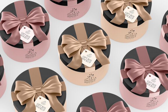 Gift Box Mockup Set