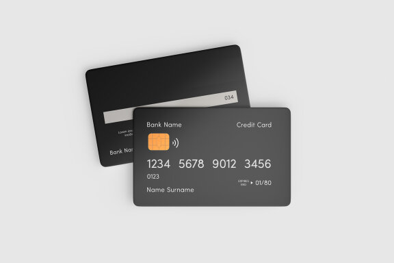 Credit Card Mockup Set