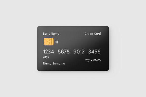Credit Card Mockup Set