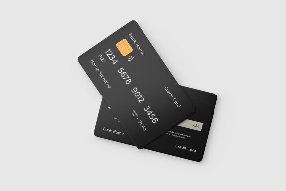 Credit Card Mockup Set