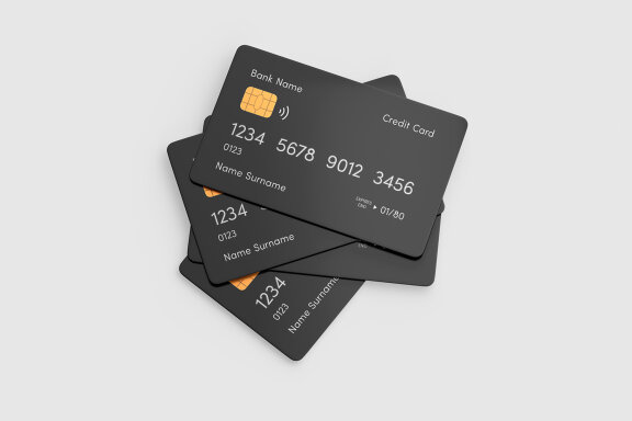 Credit Card Mockup Set
