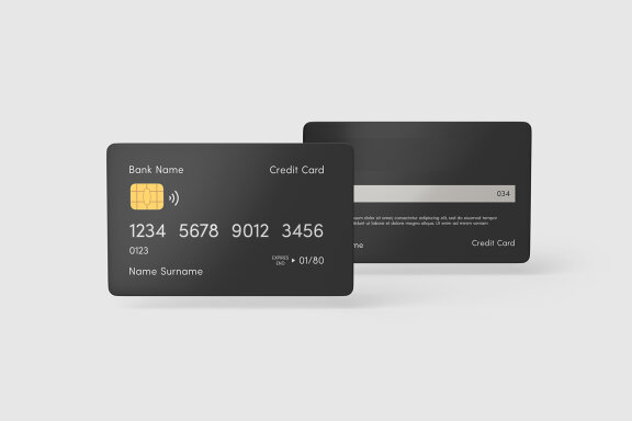 Credit Card Mockup Set