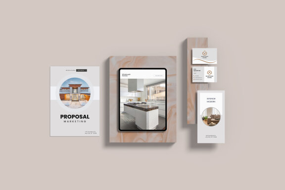 Minimalist Stationery Mockup