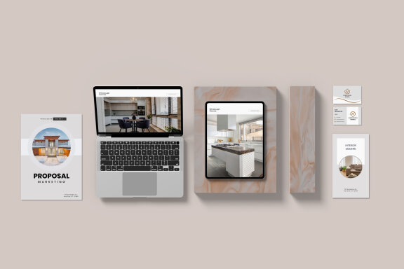 Minimalist Stationery Mockup
