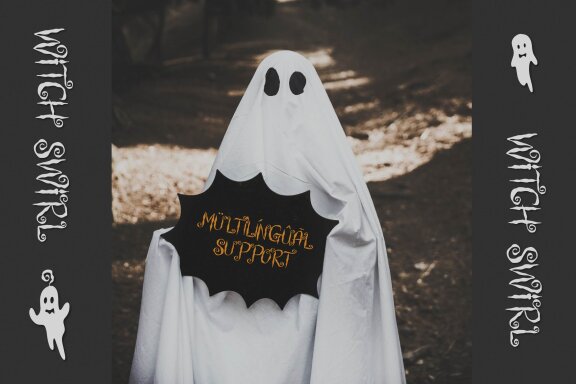 Witch Swirl | Spooky Font