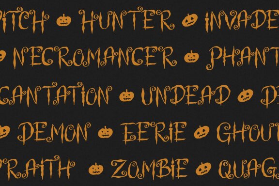 Witch Swirl | Spooky Font