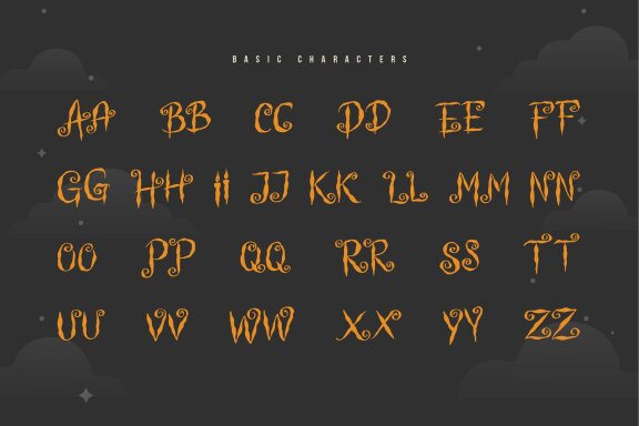 Witch Swirl | Spooky Font