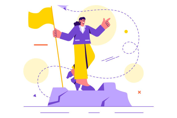 18 Business Leadership Illustration