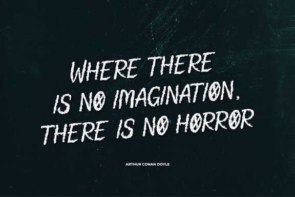 Wrong Mansion | Horror Font