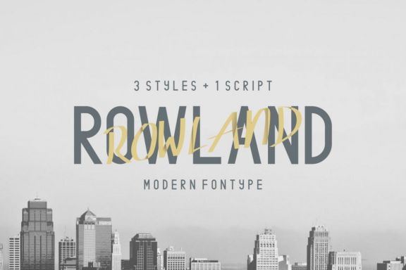 Rowland Sans serif font