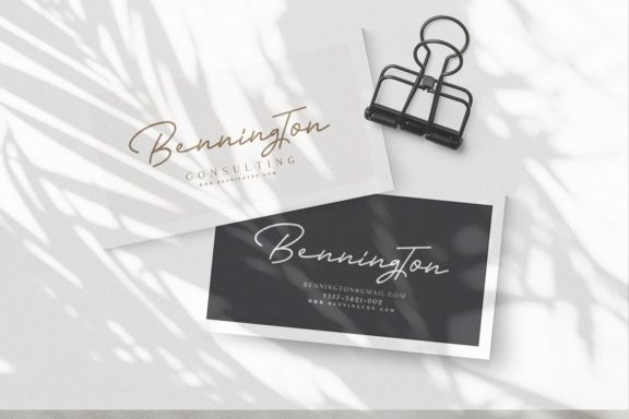 Anetha Faith Signature Font Duo Serif