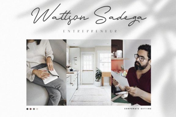 Anetha Faith Signature Font Duo Serif