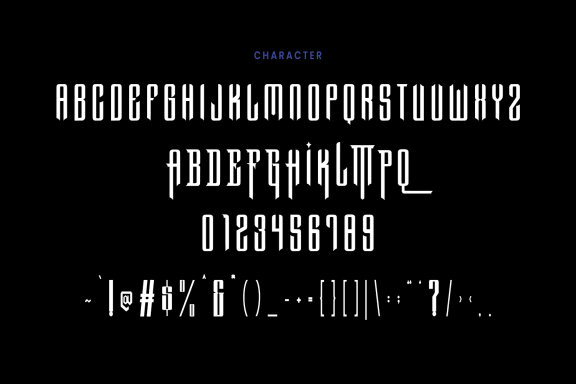 Angel Fist Blackletter Font