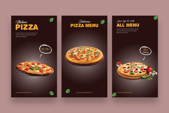 Pizza - Instagram Story Template