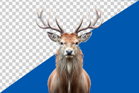 Deer animal on transparent background PNG image