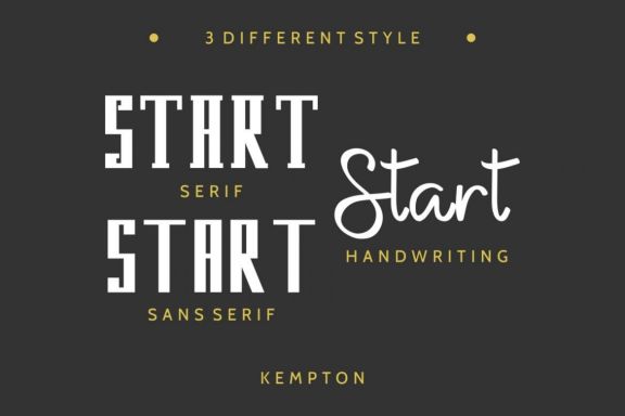 Kempton SansSerif font