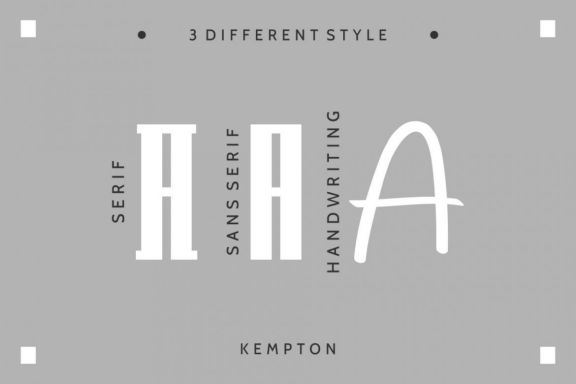 Kempton SansSerif font