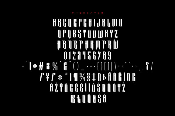 Strarrock Blackletter Display Font