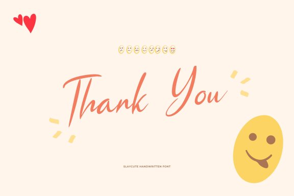 Slaycute | Cute Handwritten Font