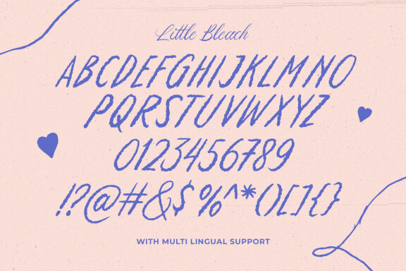 Little Bleach Handwritten Font Duo