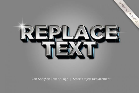3D Mockup Text Effect Style