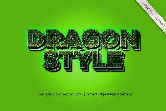 3D Mockup Text Effect Style