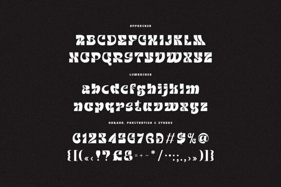 Bouchery - Bold Display Font