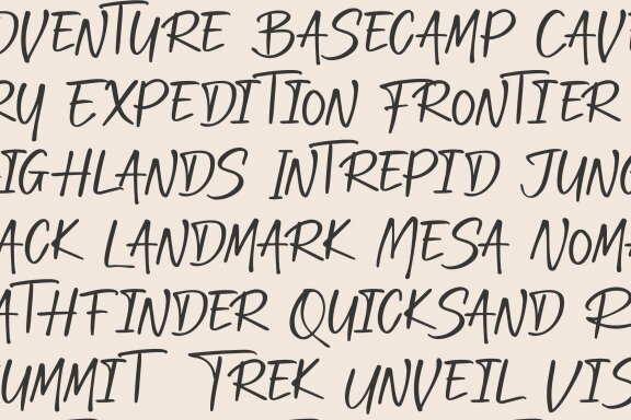 Contra Diksi | Casual Handwritten Font