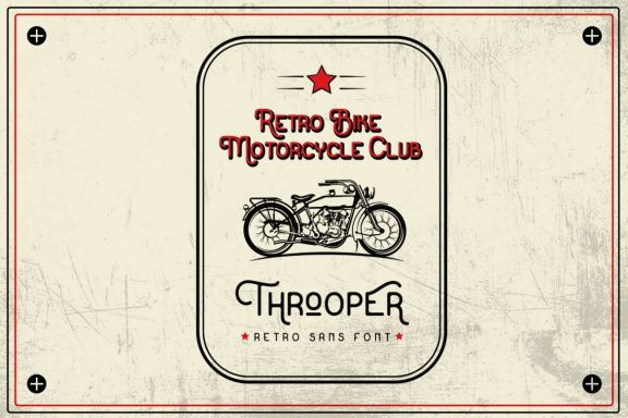 Throoper Retro Font