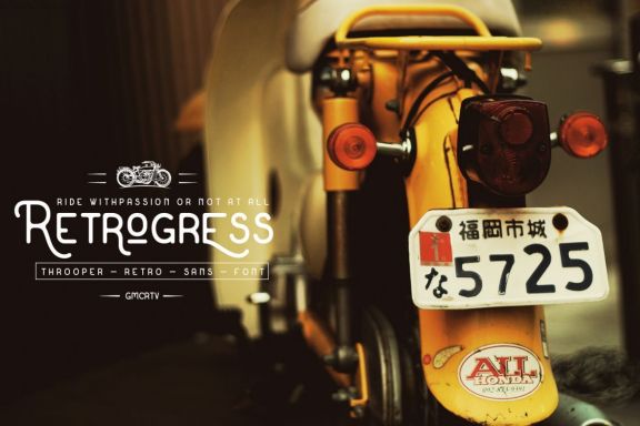 Throoper Retro Font