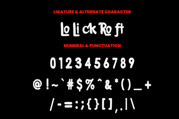 Coslick Handmade Display Font