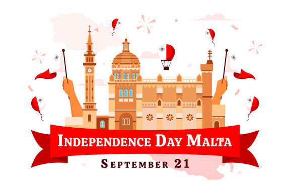 10 Independence Day of Malta Illustration