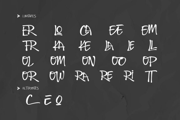 Glaciso | Handwritten Typeface