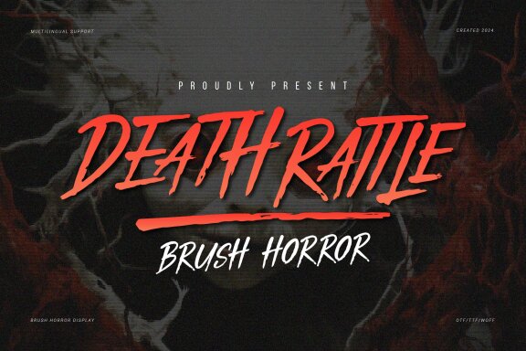 Death Rattle | Brush Horror Display