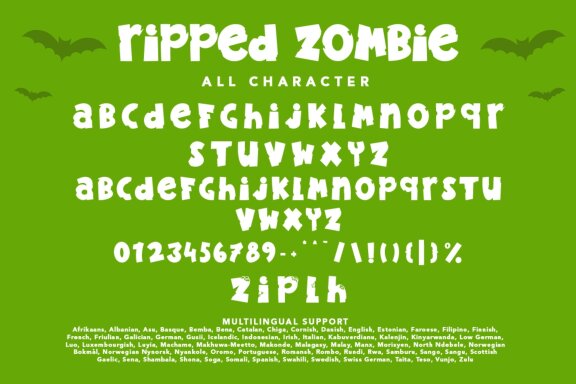 Ripped Zombie