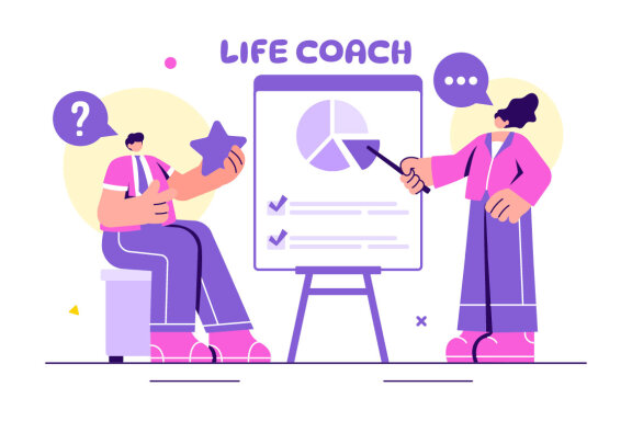 18 Life Coach Illustration