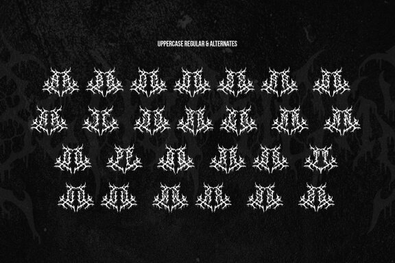 Blasphemy | Black Metal Font