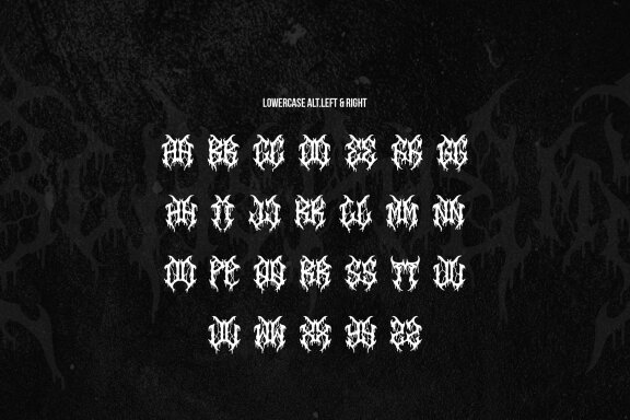 Blasphemy | Black Metal Font